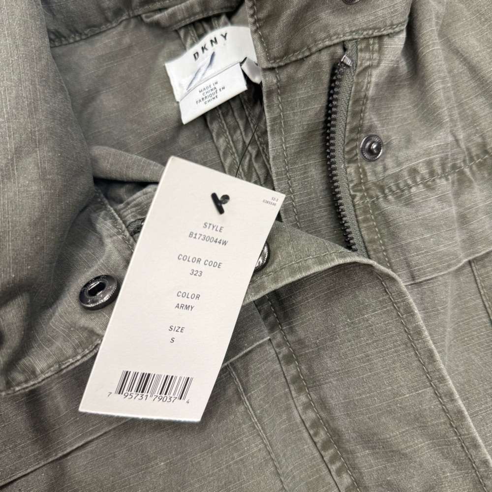 DKNY Army Green Utility Vest - Picture 3 of 6